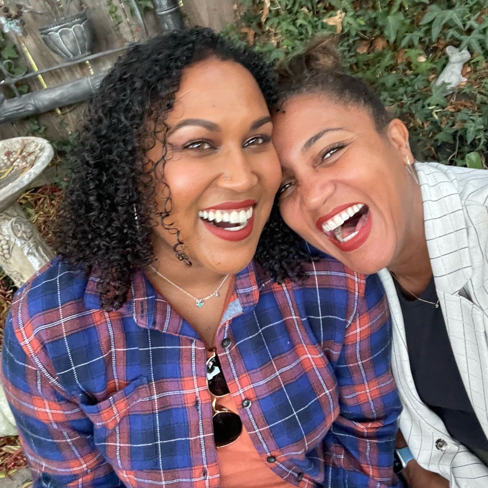 Blue and orange flannel